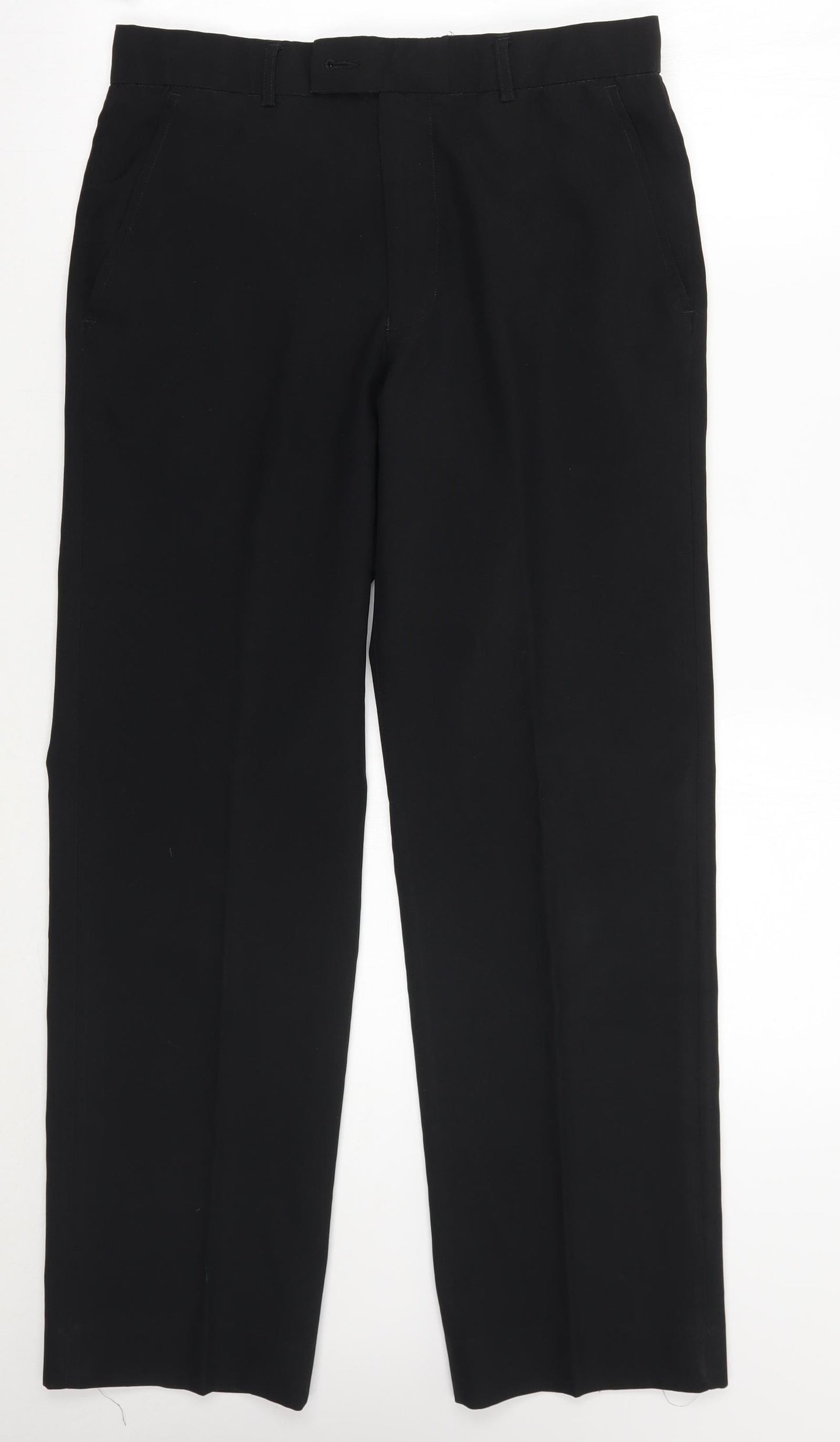 F&F Mens Black   Trousers  Size 30 L29 in