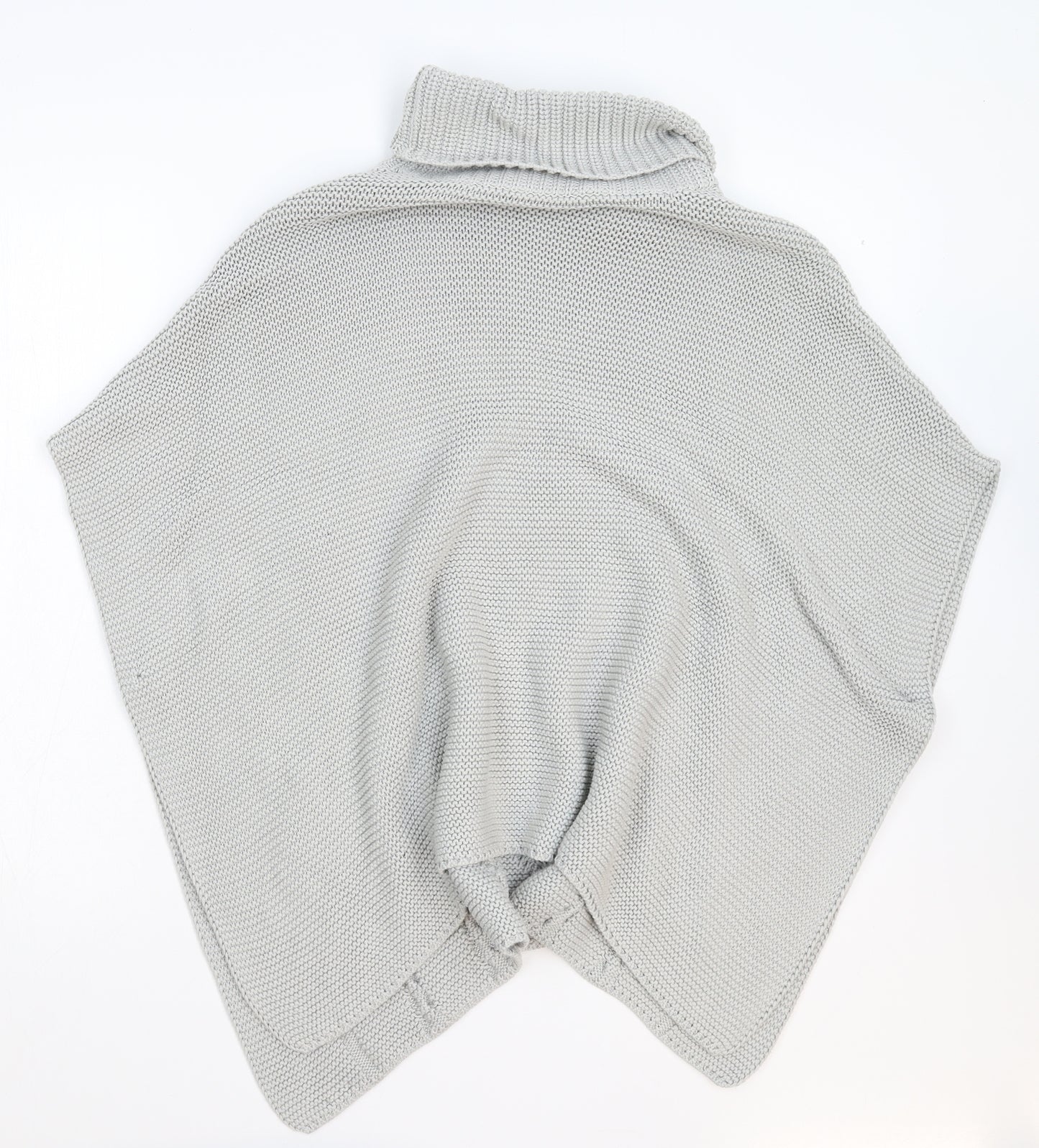 Barbour Womens Grey  Knit Cape Jumper One Size