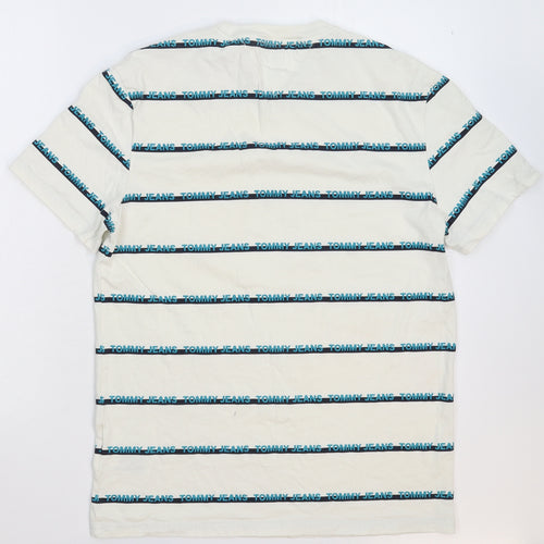 Tommy Hilfiger Mens White    T-Shirt Size L