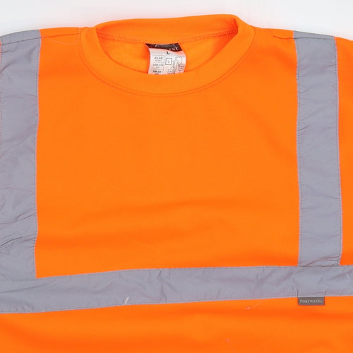 Portwest Mens Orange   Pullover Sweatshirt Size L  - Workwear