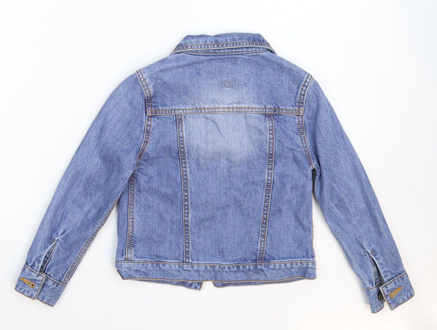 Fat Face Girls Blue  Denim Jacket  Size 7-8 Years