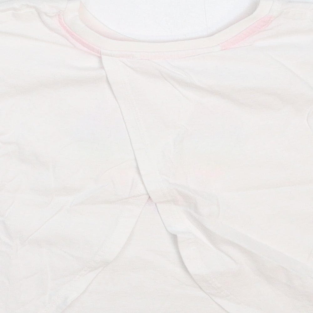 NEXT Girls White   Basic T-Shirt Size 8 Years