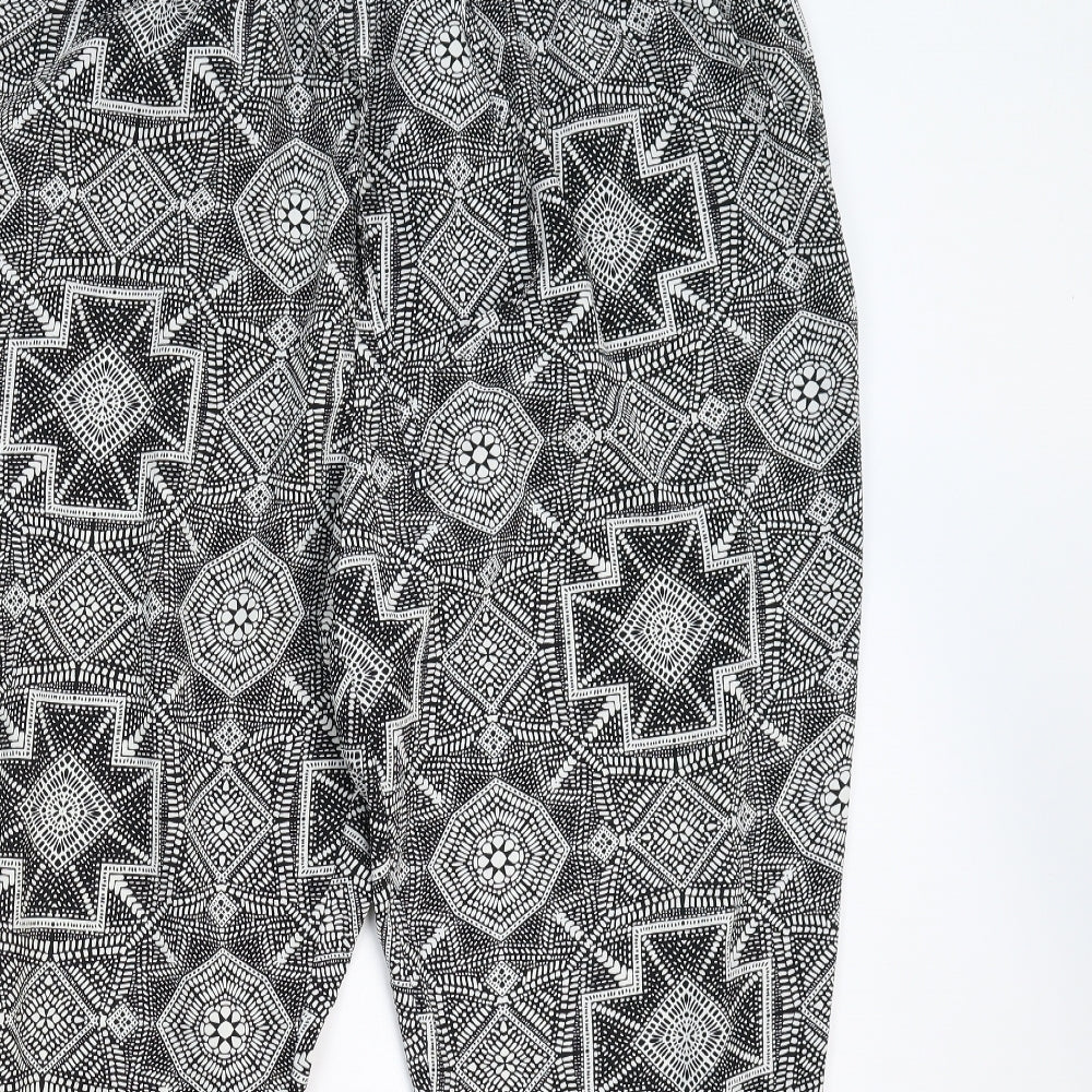 F&F Womens Multicoloured Geometric  Trousers  Size 22 L26 in