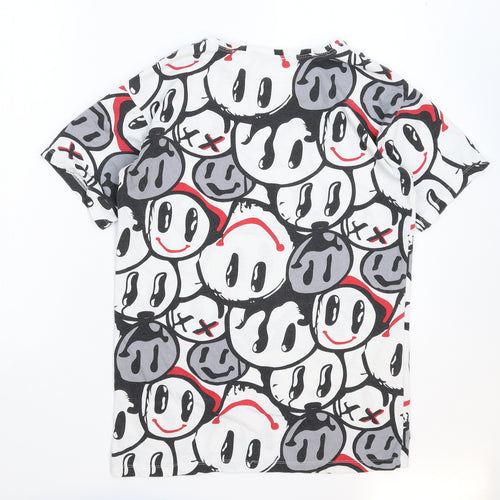 Moving Woman Womens Multicoloured   Basic T-Shirt Size S