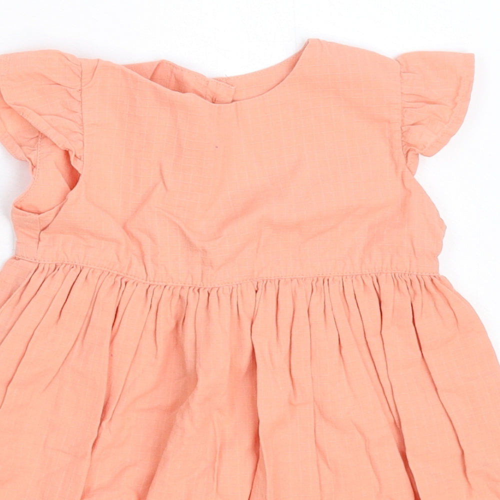 Marks and Spencer Girls Beige   Fit & Flare  Size 18-24 Months