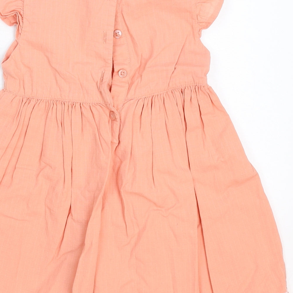 Marks and Spencer Girls Beige   Fit & Flare  Size 18-24 Months