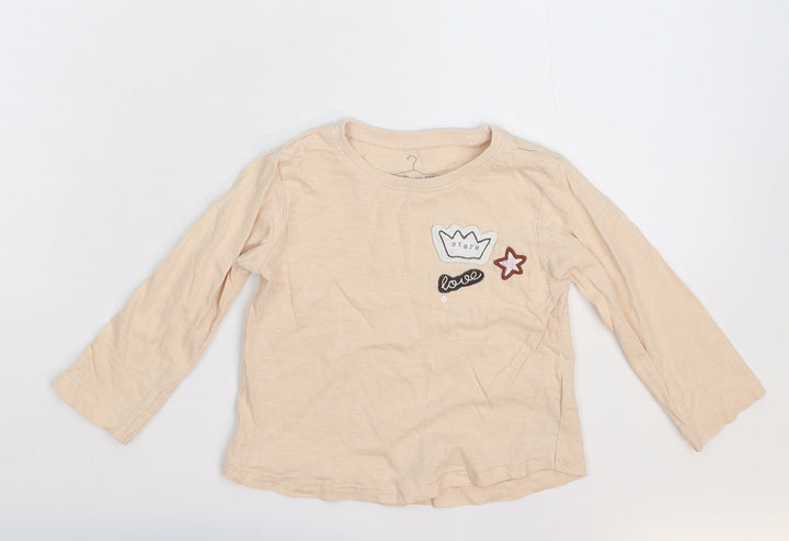 NEXT Baby Beige   Basic T-Shirt Size 12-18 Months