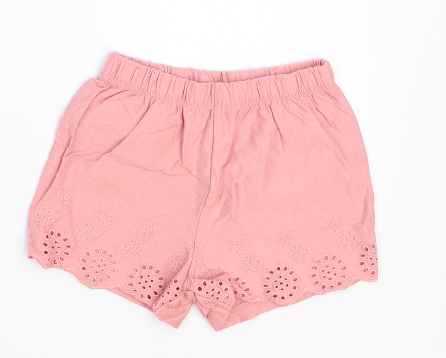 NEXT Girls Pink   Cropped Trousers Size 12-18 Months  - Shorts