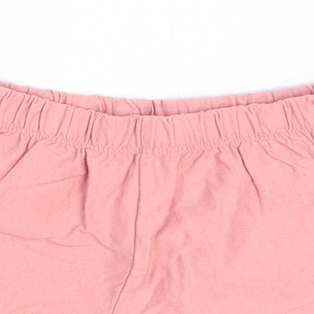 NEXT Girls Pink   Cropped Trousers Size 12-18 Months  - Shorts