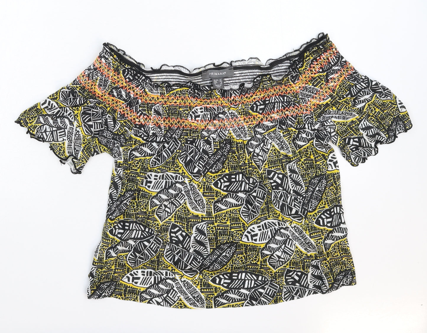 Primark Womens Multicoloured   Basic T-Shirt Size 10