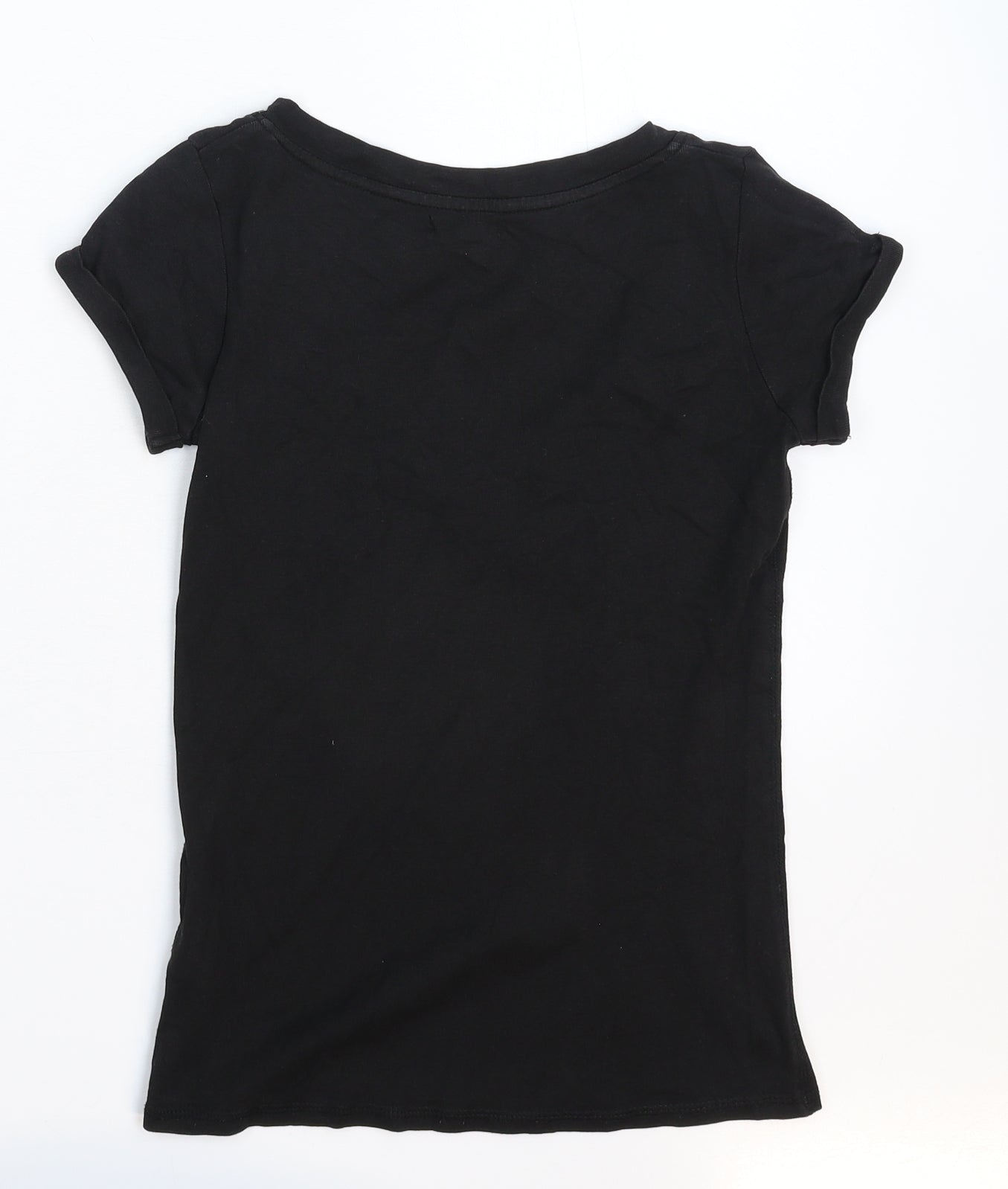 New Look Womens Black   Basic T-Shirt Size 8