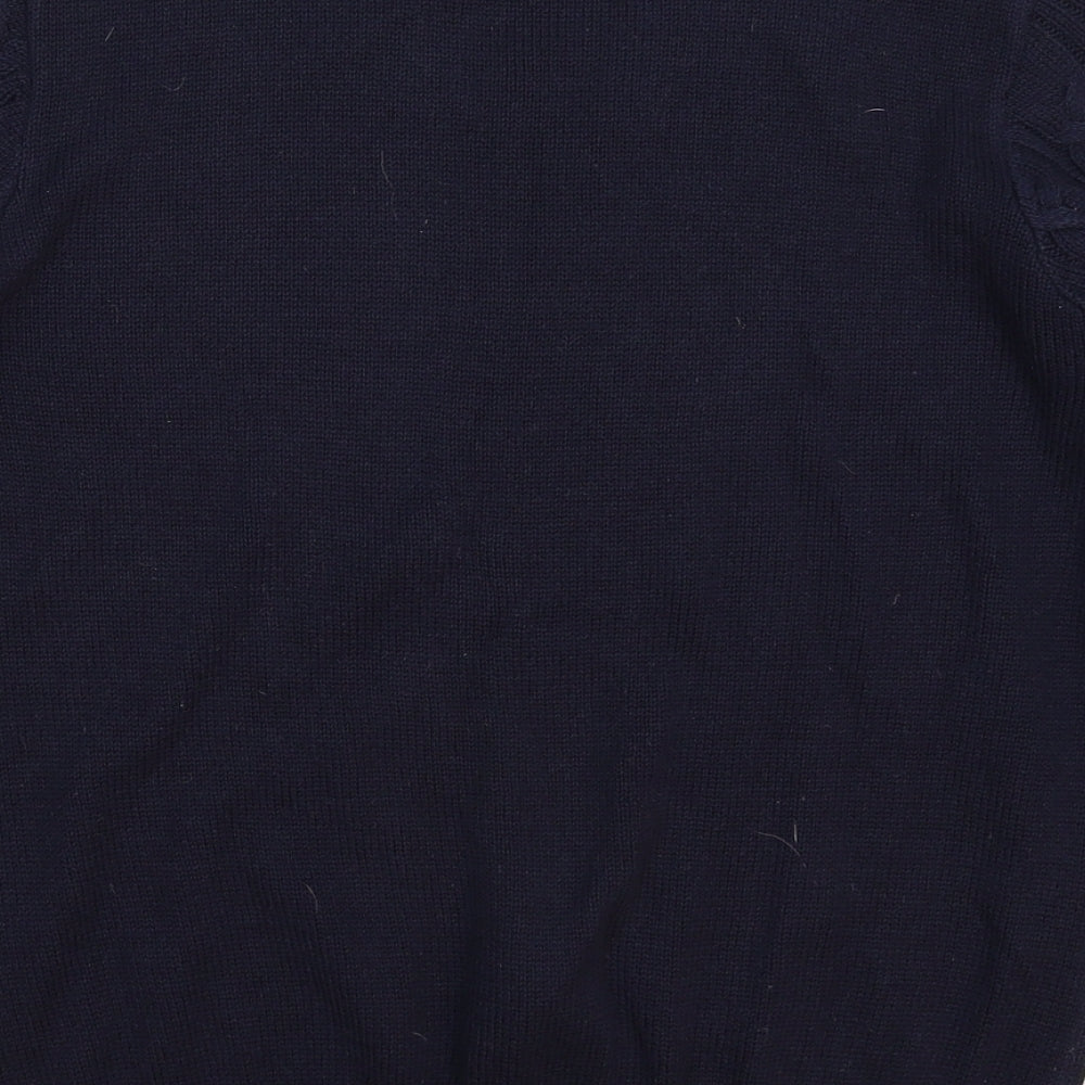 H&M Womens Blue  Knit Pullover Jumper Size M