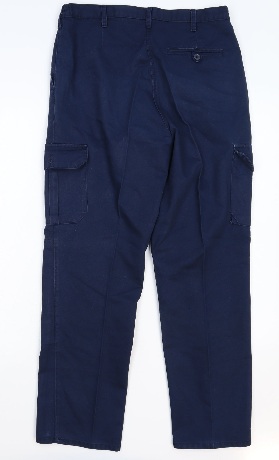 Black Knight Womens Blue   Cargo Trousers Size 10 L28 in - Workwear