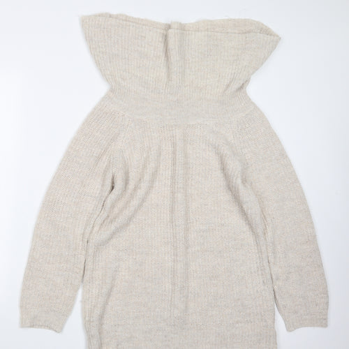 George Womens Beige  Knit Pullover Jumper Size 12