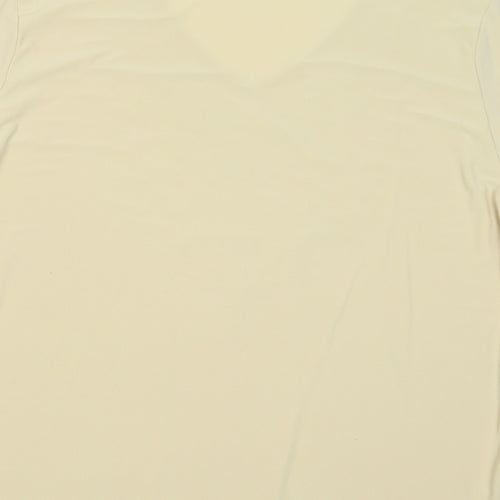 ALUST Womens Beige   Basic Blouse Size 2XL