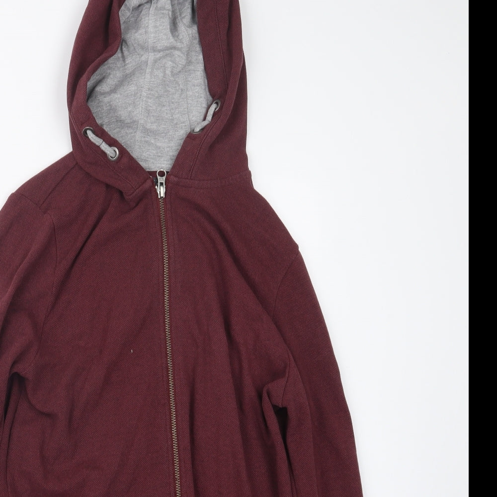 TU Boys Purple   Full Zip Hoodie Size 14 Years