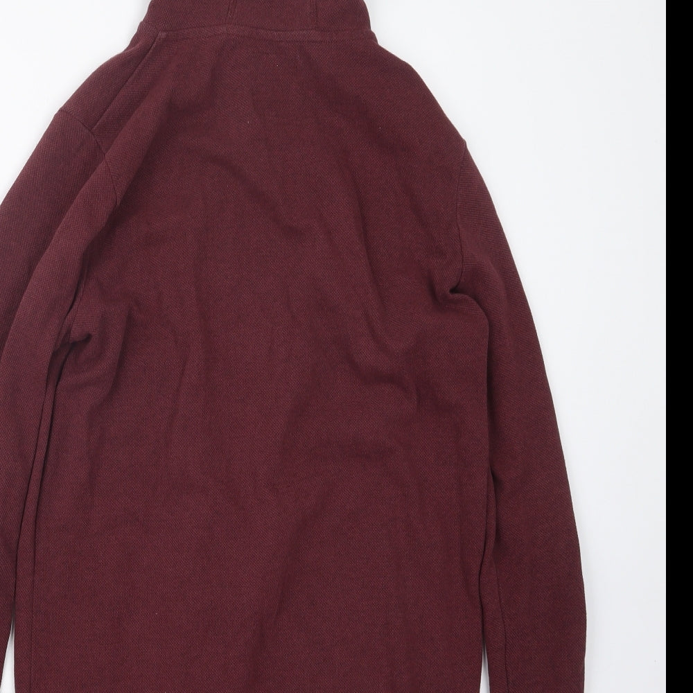 TU Boys Purple   Full Zip Hoodie Size 14 Years