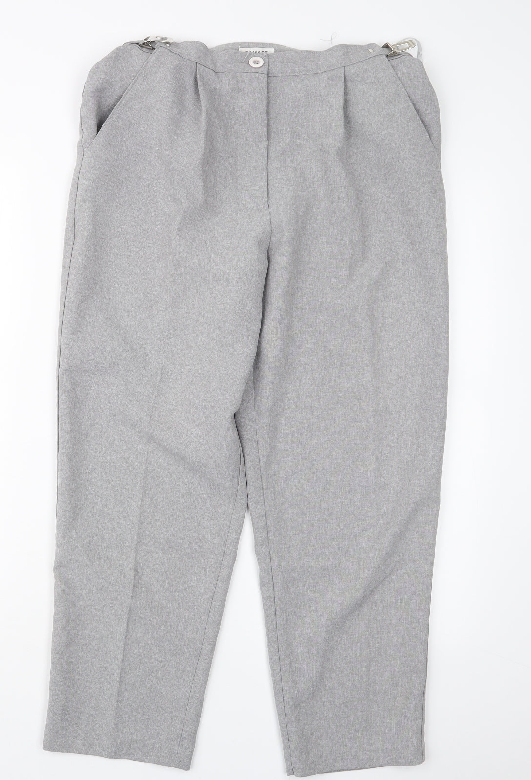 Damart Womens Grey   Trousers  Size 12 L24 in