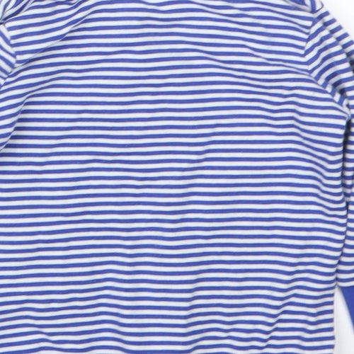 NEXT Girls Blue Striped  Babydoll Pyjama Top Size 12-18 Months