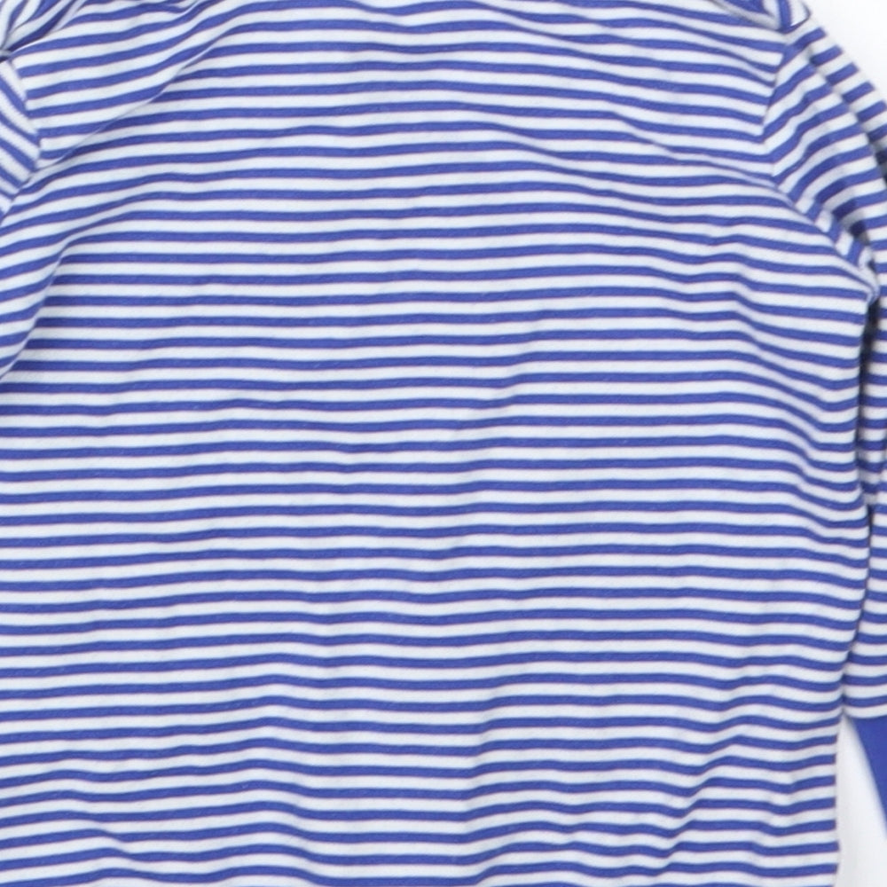 NEXT Girls Blue Striped  Babydoll Pyjama Top Size 12-18 Months