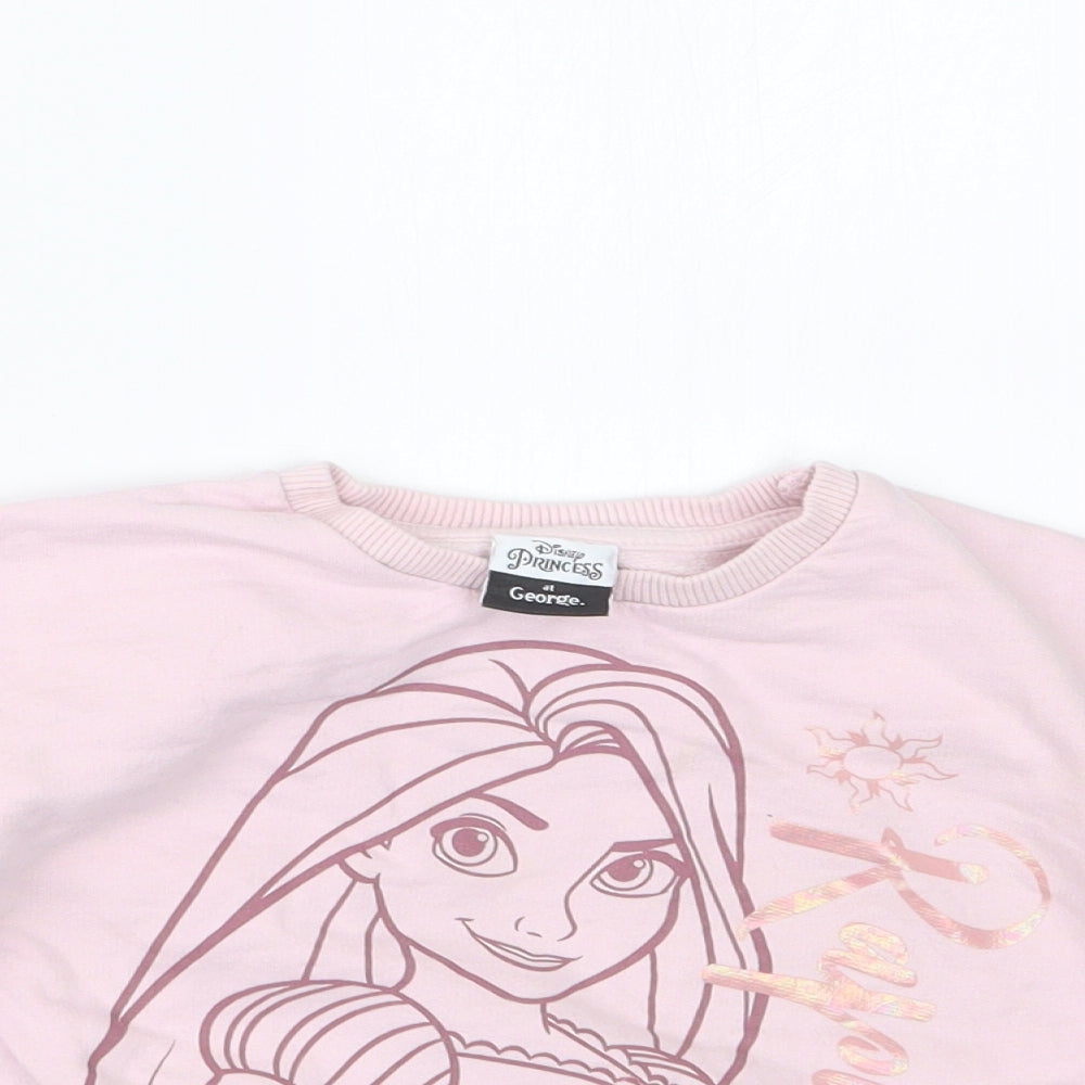 George Girls Pink   Pullover Jumper Size 12-18 Months  - Disney