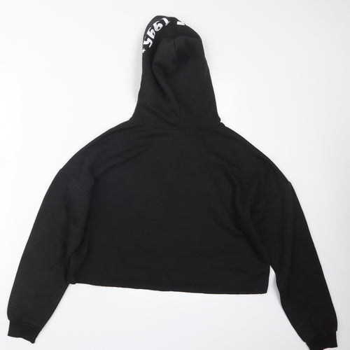 New Look Girls Black   Pullover Hoodie Size 14-15 Years