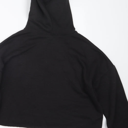 New Look Girls Black   Pullover Hoodie Size 14-15 Years