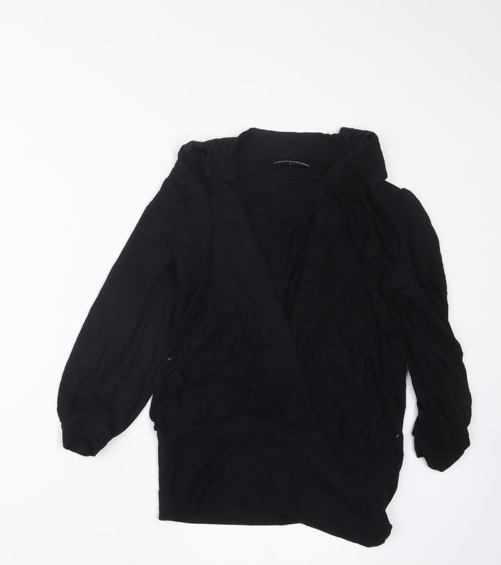 Warehouse Womens Black   Basic Blouse Size 10