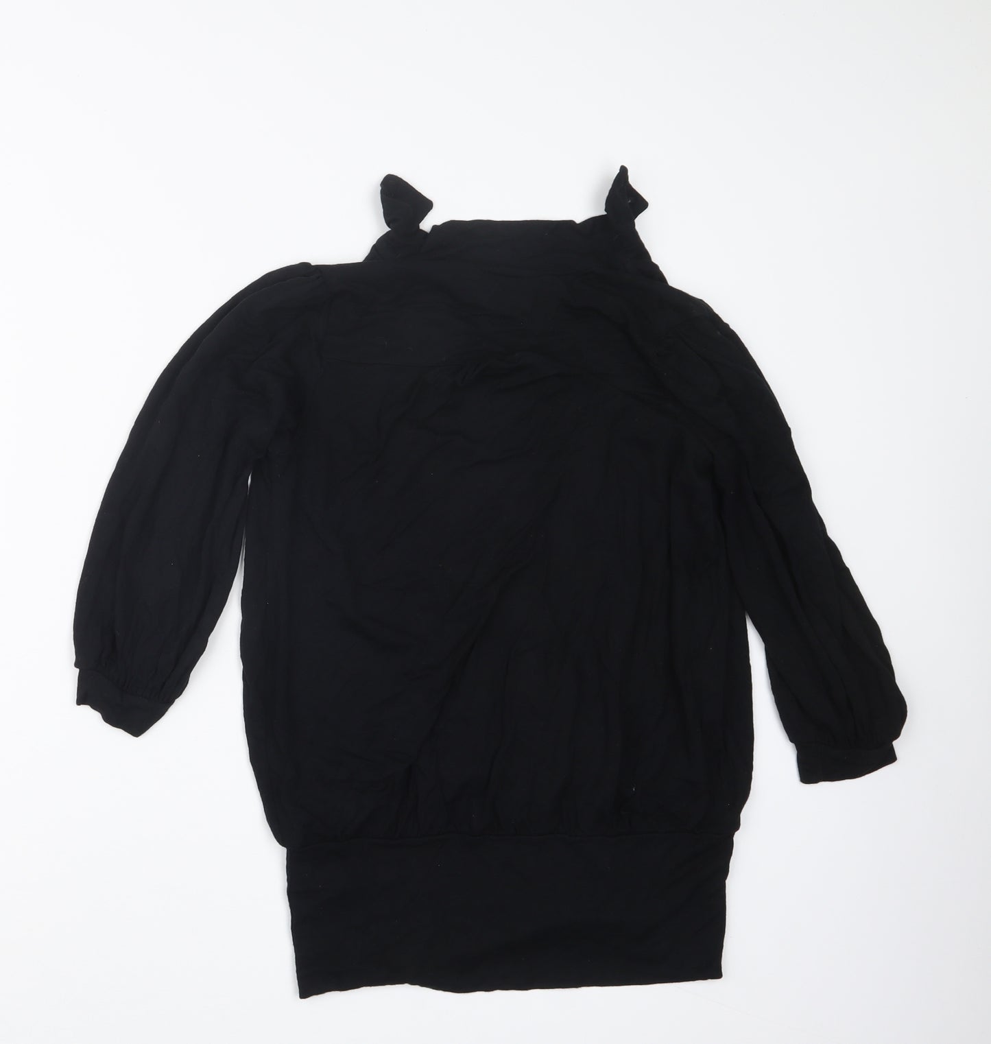 Warehouse Womens Black   Basic Blouse Size 10