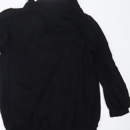 Warehouse Womens Black   Basic Blouse Size 10