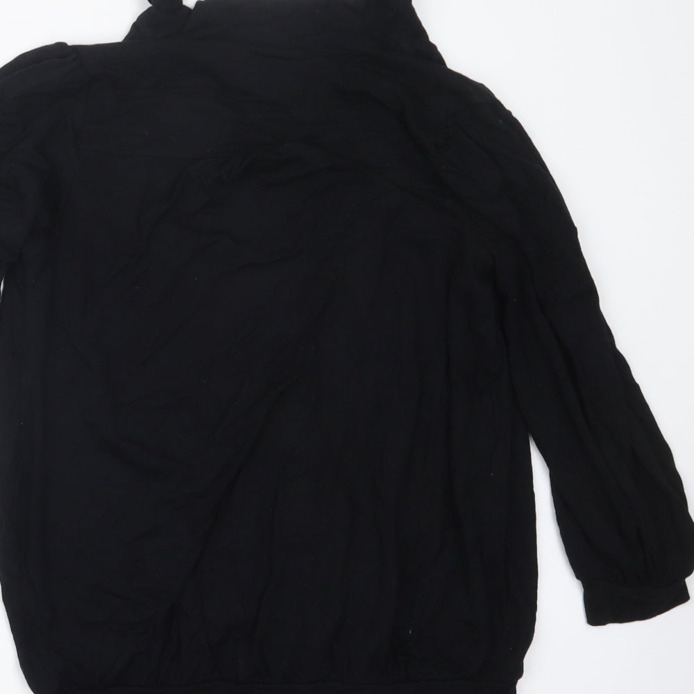 Warehouse Womens Black   Basic Blouse Size 10
