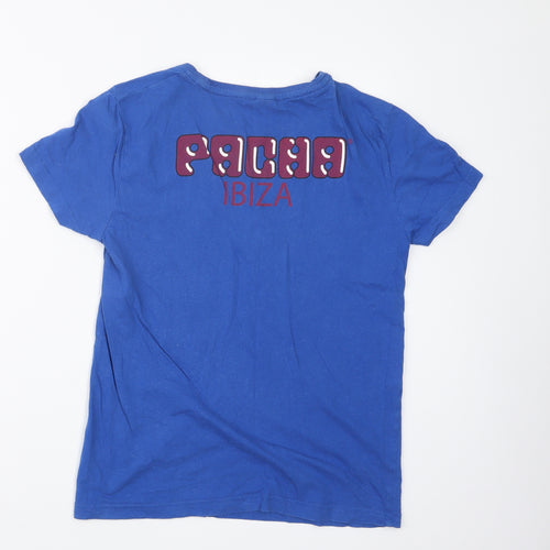 Pacha Boys Blue   Basic T-Shirt Size 13 Years