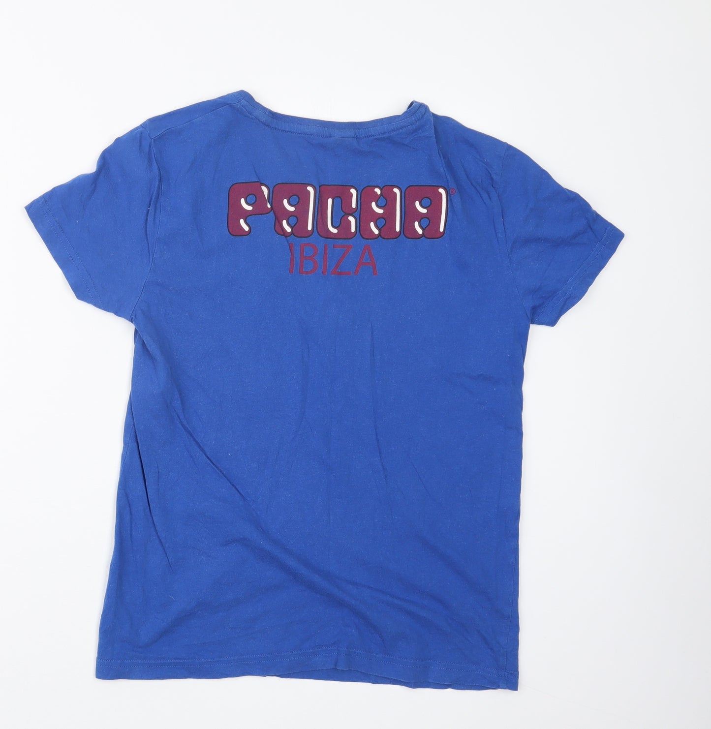Pacha Boys Blue   Basic T-Shirt Size 13 Years