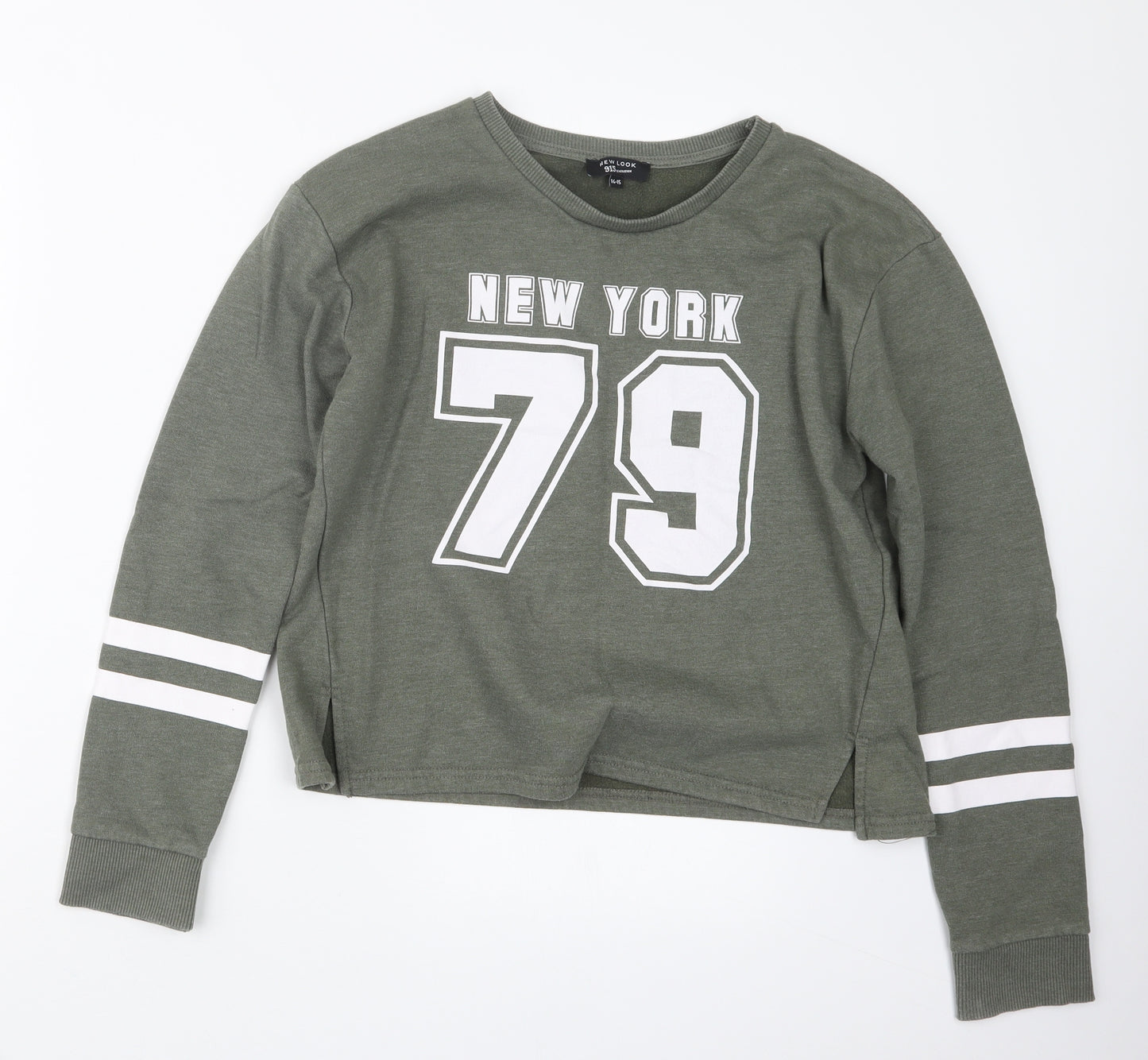 New Look Girls Green   Pullover Jumper Size 14-15 Years