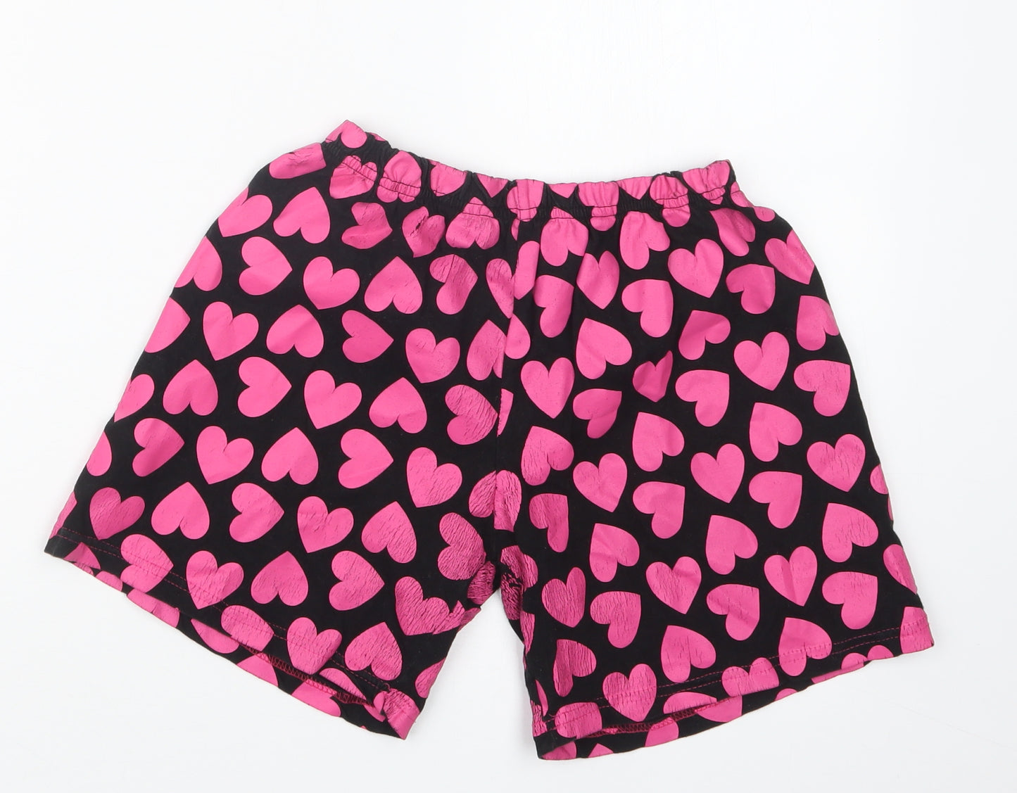 The Pyjama Factory Girls Pink Geometric  Capri Sleep Shorts Size 13-14 Years