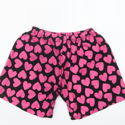 The Pyjama Factory Girls Pink Geometric  Capri Sleep Shorts Size 13-14 Years