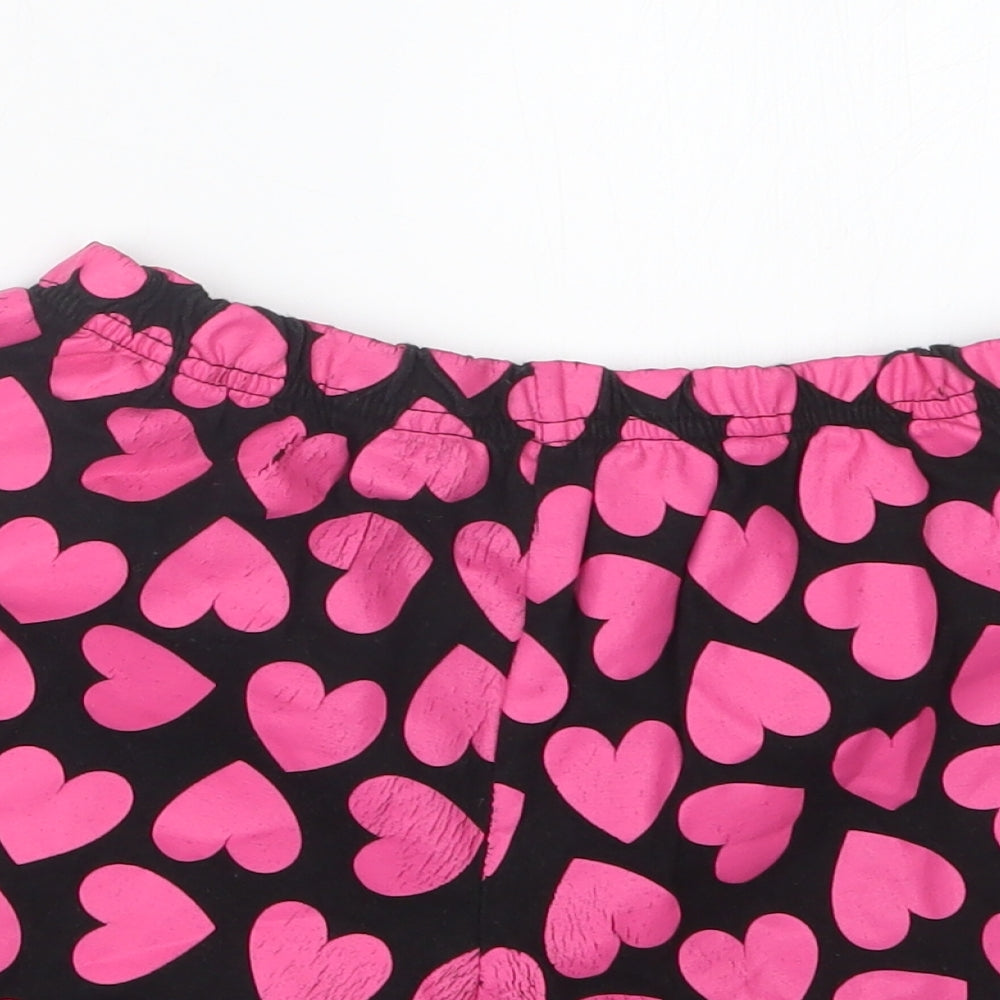 The Pyjama Factory Girls Pink Geometric  Capri Sleep Shorts Size 13-14 Years
