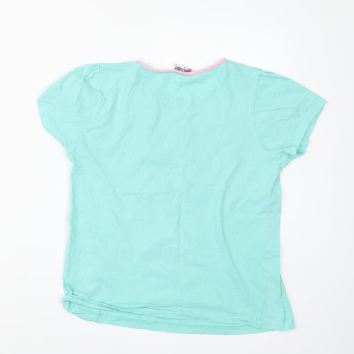 hullabaloo Girls Green Geometric  Top Pyjama Top Size 13-14 Years