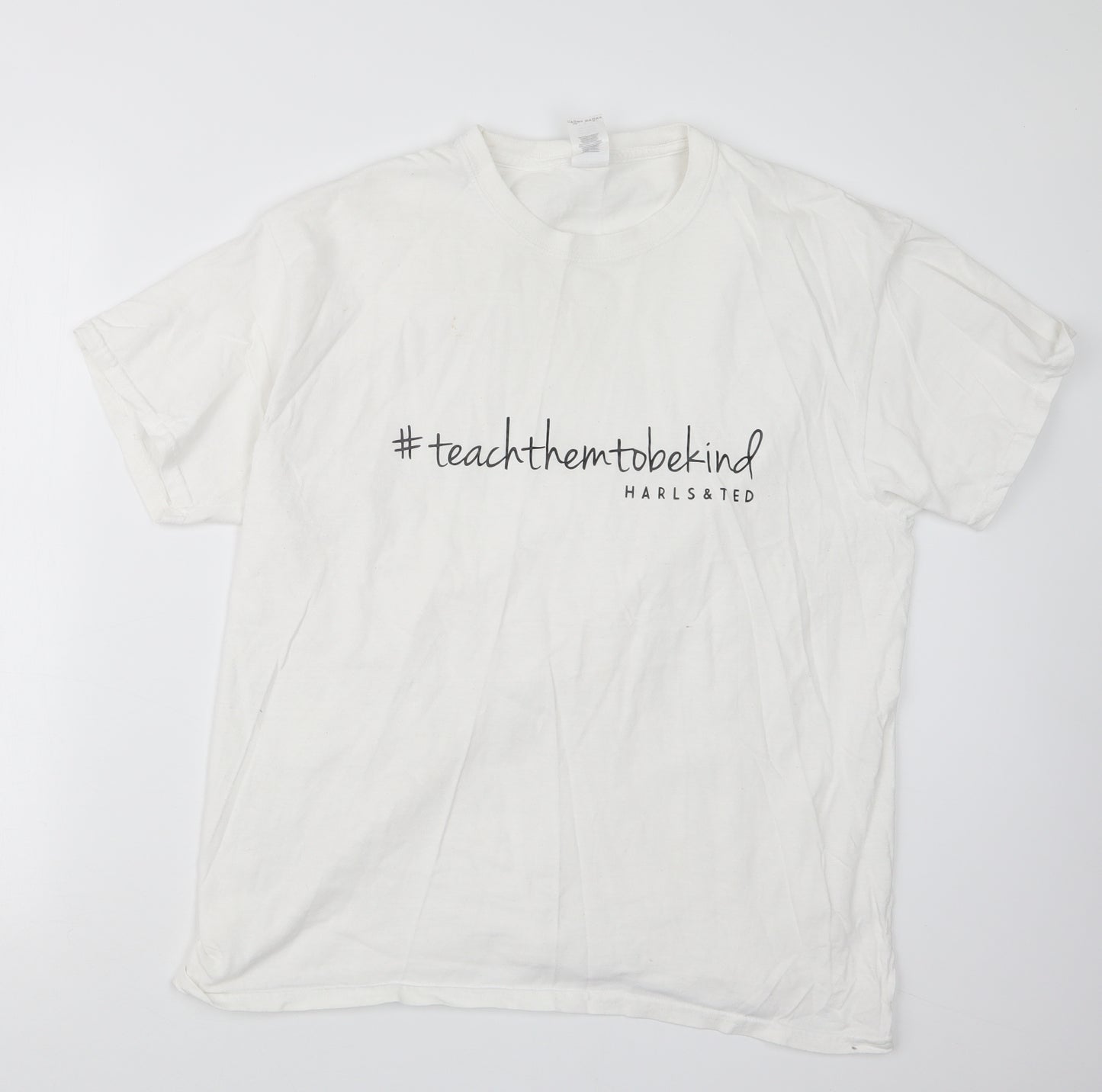 Gildan Womens White   Basic T-Shirt Size L