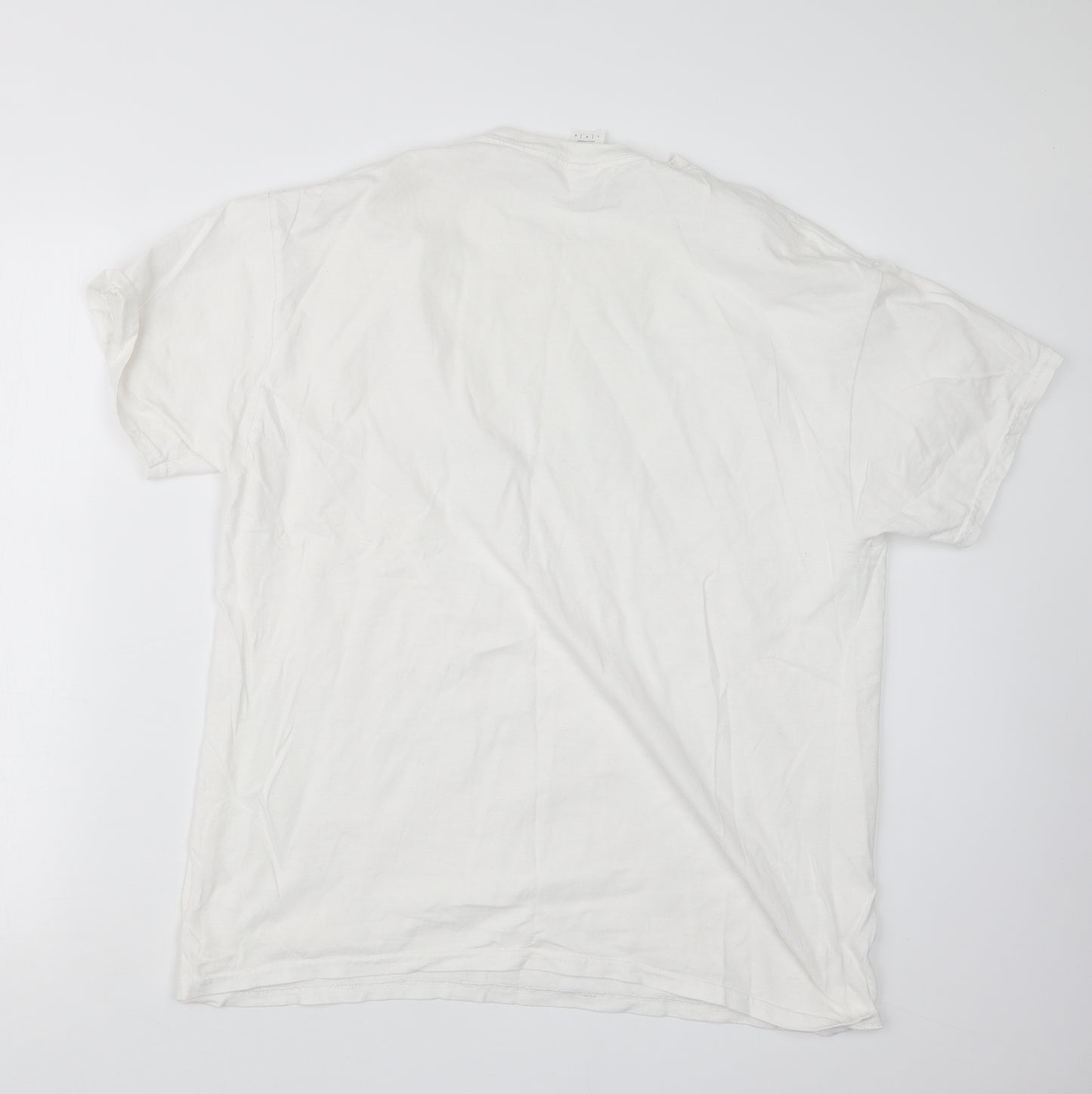Gildan Womens White   Basic T-Shirt Size L
