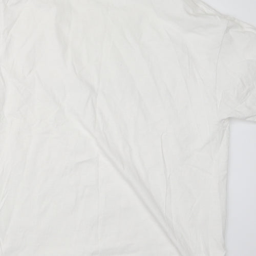 Gildan Womens White   Basic T-Shirt Size L