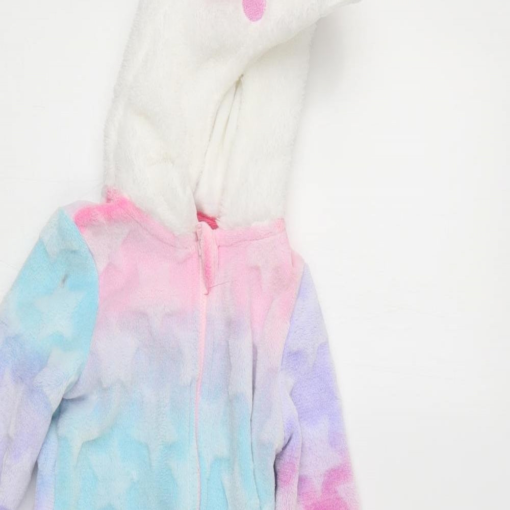 TU Girls Pink Geometric  Top One Piece Size 2-3 Years  - Unicorn