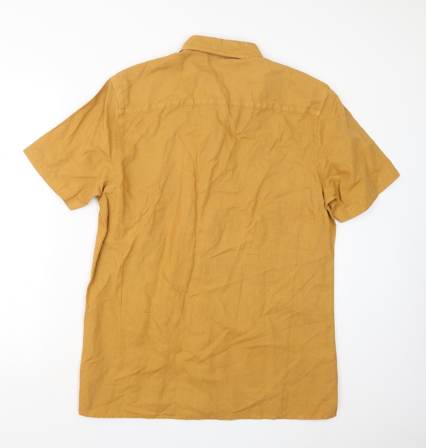 NEXT Mens Beige    Button-Up Size M