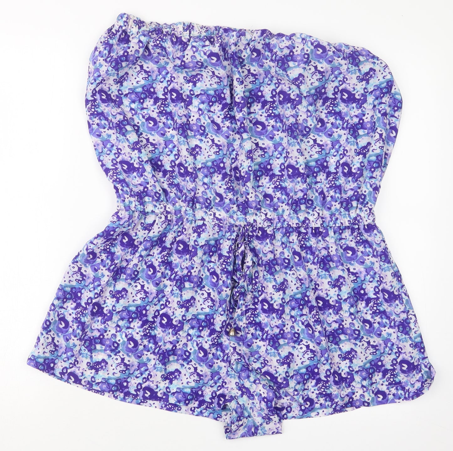 Papaya Womens Purple Geometric  Playsuit One-Piece Size 16
