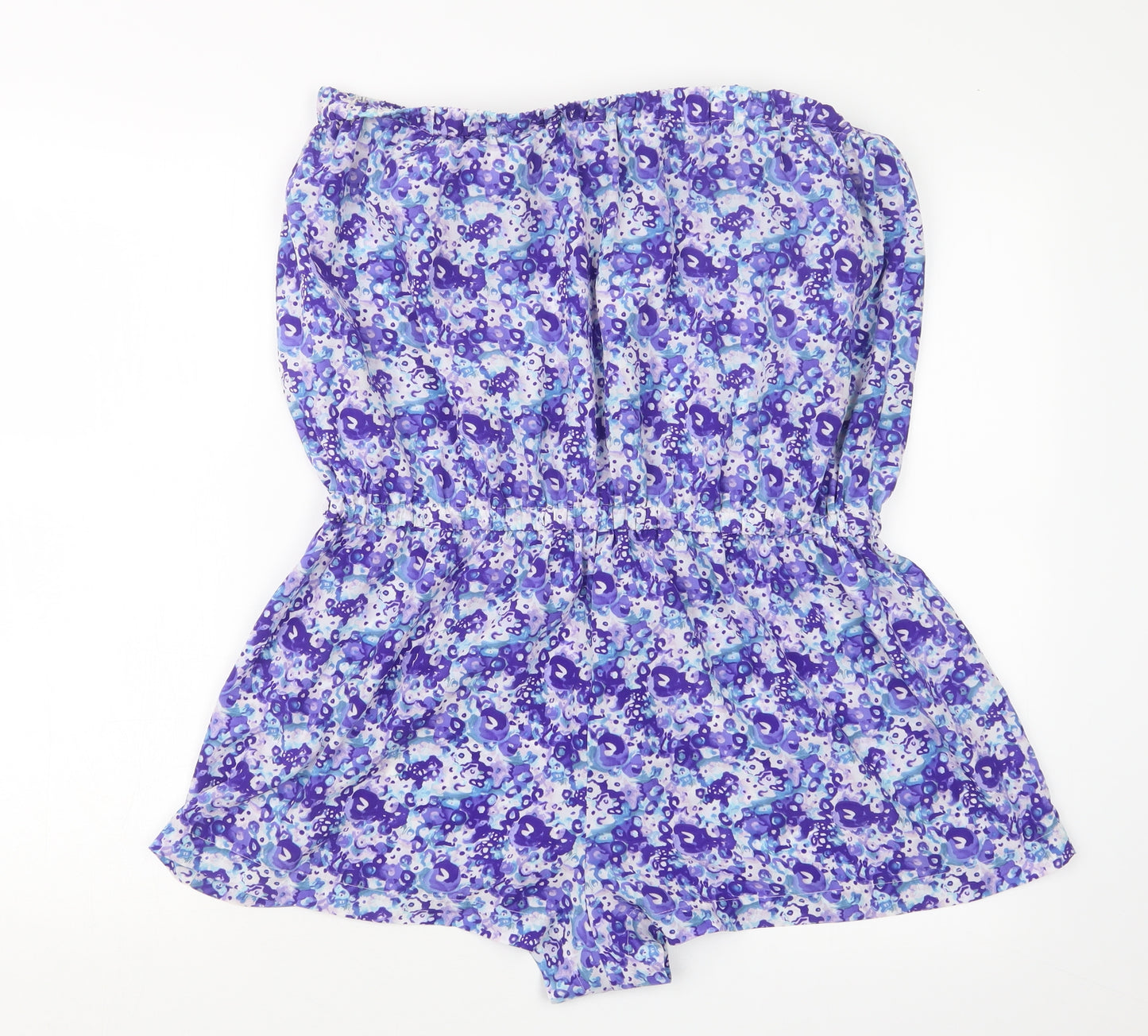 Papaya Womens Purple Geometric  Playsuit One-Piece Size 16