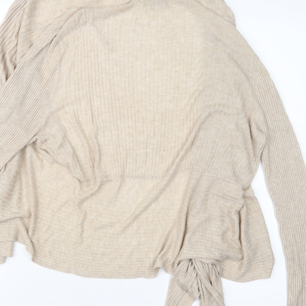 F&F Womens Beige   Cardigan Jumper Size 16