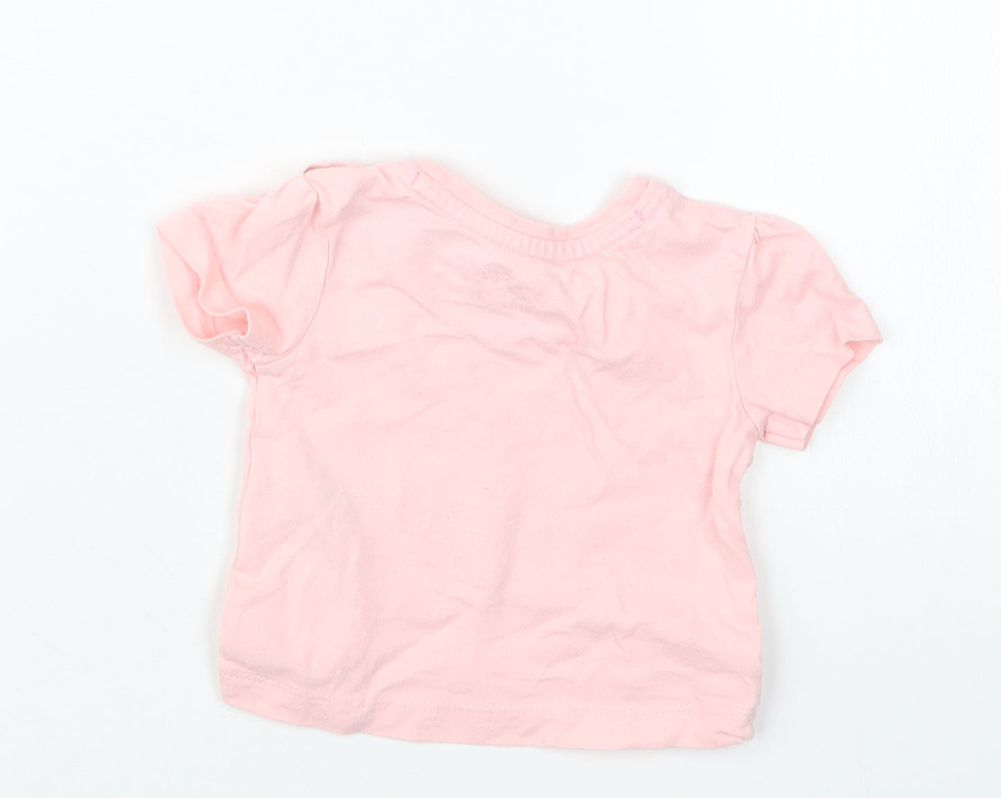 Earlydays Girls Pink   Basic T-Shirt Size Newborn