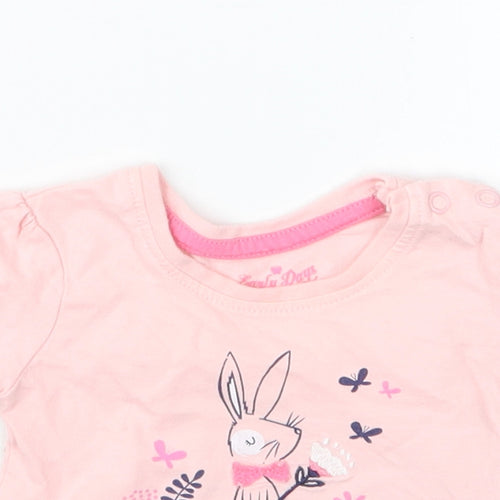 Earlydays Girls Pink   Basic T-Shirt Size Newborn