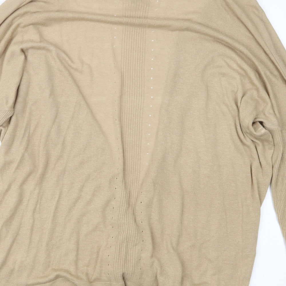 Capsule Womens Beige   Cardigan Jumper Size 20