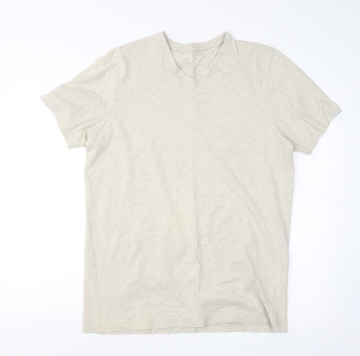 Capsule Mens Beige    T-Shirt Size M